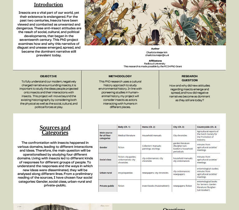 Bugging Bugs: human-insect relations in the Netherlands, 1650-1900