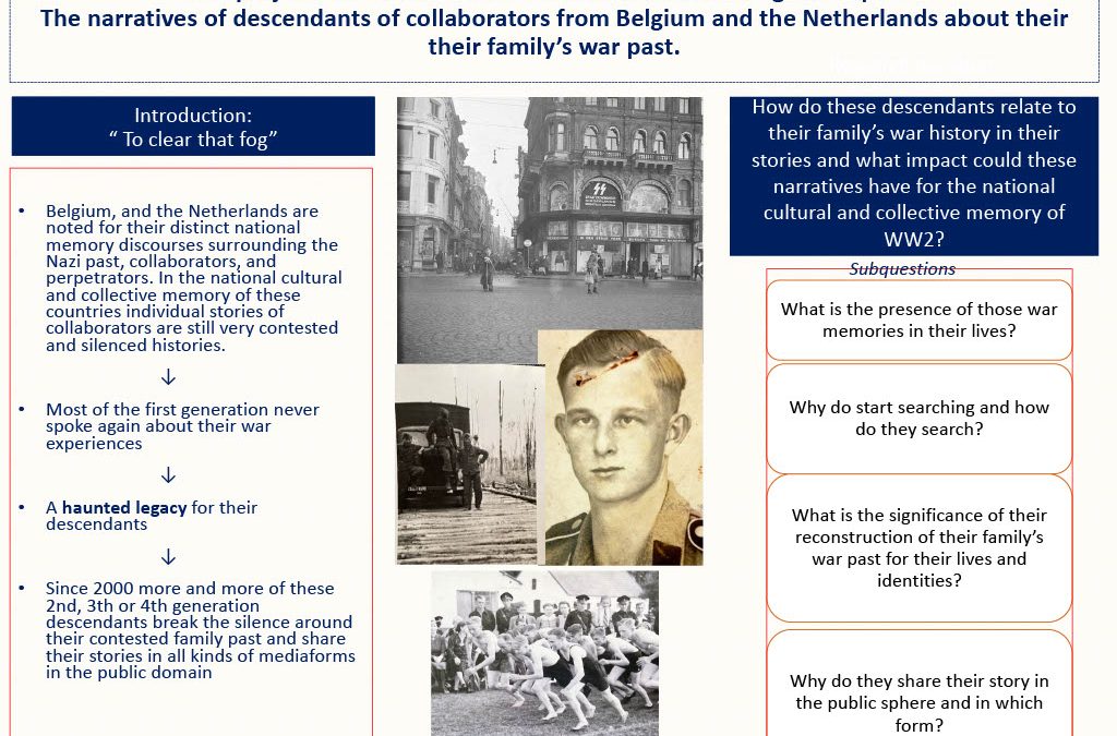 When silence is no longer an option. The narratives of descendants of collaborators from Belgium and the Netherlands about their family’s war past.