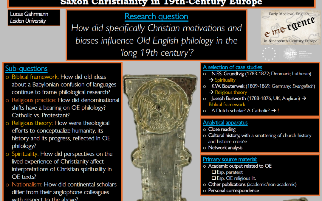 Cædmon, Cynewulf and the Continent: The Search for Anglo- Saxon Christianity in 19th-Century Europe